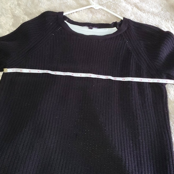 Black sweater with built in white shirt underneath - Picture 9 of 10